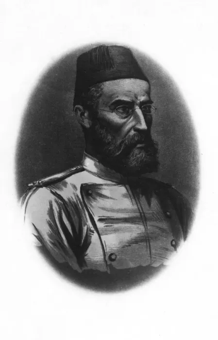 Gerahmter Druck : Osman I Abdülhamid Gerahmter Druck : Osman I Abdülhamid