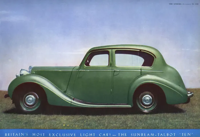 Gerahmter Druck : Sonnenstrahl-Talbot-Werbung, 1939 Gerahmter Druck : Sonnenstrahl-Talbot-Werbung, 1939