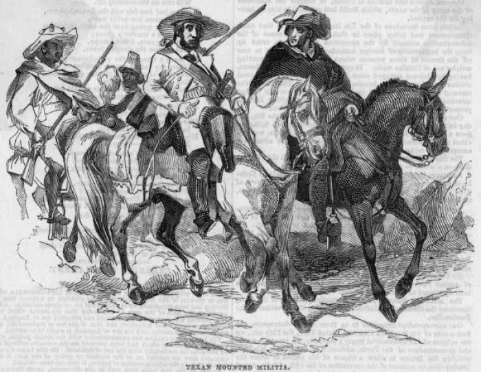 Gerahmter Druck : Texasschützenbrigade Gerahmter Druck : Texasschützenbrigade