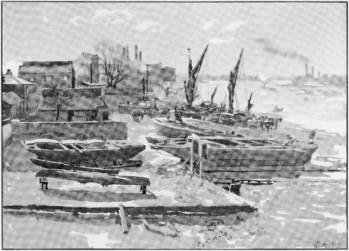 Gerahmter Druck : Thames am Hammersmith Gerahmter Druck : Thames am Hammersmith