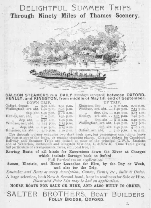 Gerahmter Druck : Thames-Steamer-Fahrplan Gerahmter Druck : Thames-Steamer-Fahrplan