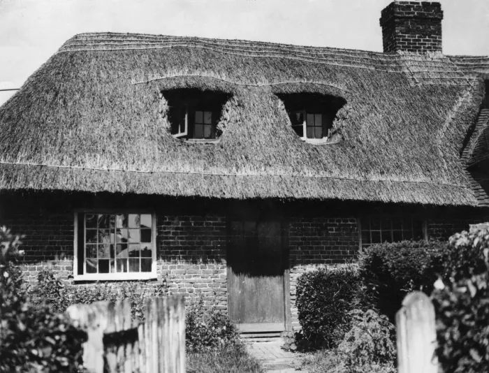 Gerahmter Druck : Dachgesindehaus Gerahmter Druck : Dachgesindehaus
