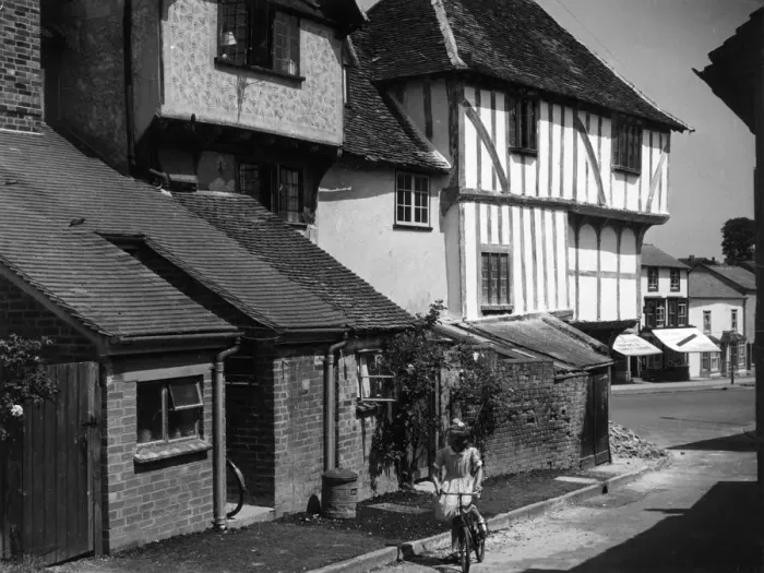 Gerahmter Druck : Die Thaxted der 1950er Jahre