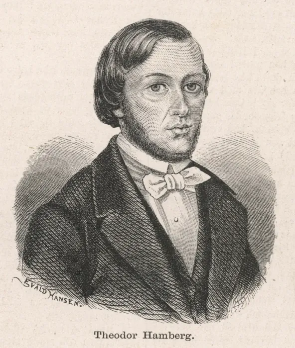 Gerahmter Druck : Der Theodor Hamberg Gerahmter Druck : Der Theodor Hamberg