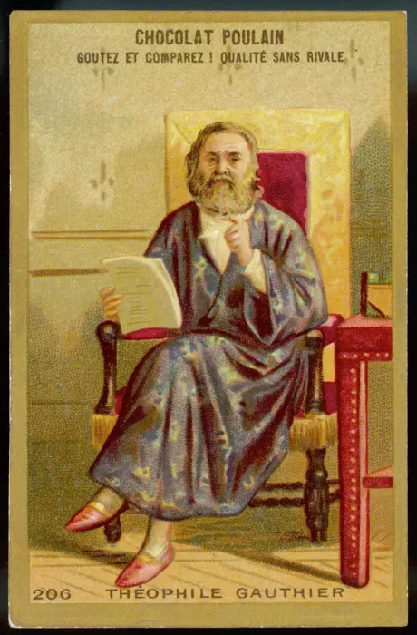 Gerahmter Druck : Der Theophile Gautier Gerahmter Druck : Der Theophile Gautier