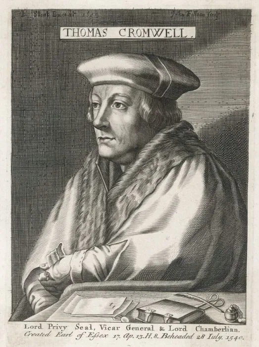 Gerahmter Druck : Thomas Cromwell / Hans Holbein der Jüngere Gerahmter Druck : Thomas Cromwell / Hans Holbein der Jüngere