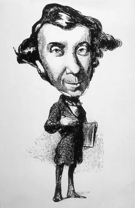 Gerahmter Druck : Tocqueville / Daumier Gerahmter Druck : Tocqueville / Daumier