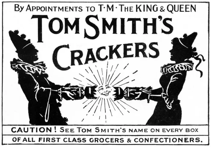 Gerahmter Druck : Anzeige von Tom Smiths Kracker Gerahmter Druck : Anzeige von Tom Smiths Kracker