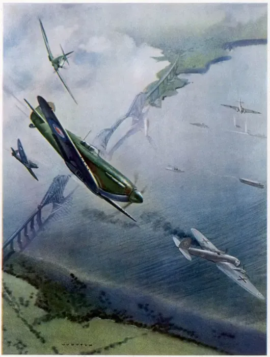 Gerahmter Druck : Spitfire über Firth oder Spitfire über Forth, die genaue Übersetzung ist nicht klar da es sich um einen Flugplatz handelt. Die übliche Bezeichnung lautet Spitzbergen Gerahmter Druck : Spitfire über Firth oder Spitfire über Forth, die genaue Übersetzung ist nicht klar da es sich um einen Flugplatz handelt. Die übliche Bezeichnung lautet Spitzbergen