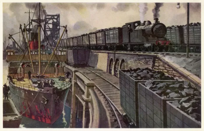 Gerahmter Druck : Kohlezug oder Kohlentransportzug (more common) Der Kohlezug Gerahmter Druck : Kohlezug oder Kohlentransportzug (more common) Der Kohlezug