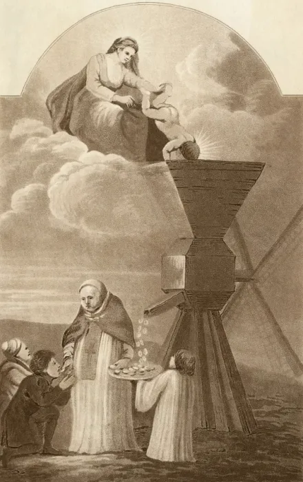 Gerahmter Druck : Transsubstanziierung 1840 Gerahmter Druck : Transsubstanziierung 1840