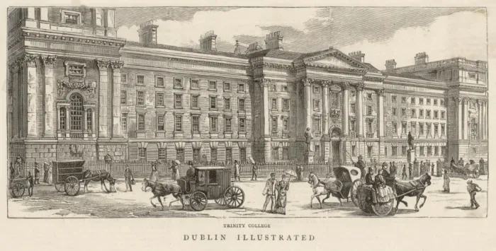 Gerahmter Druck : Trinitätskolleg Dublin Gerahmter Druck : Trinitätskolleg Dublin