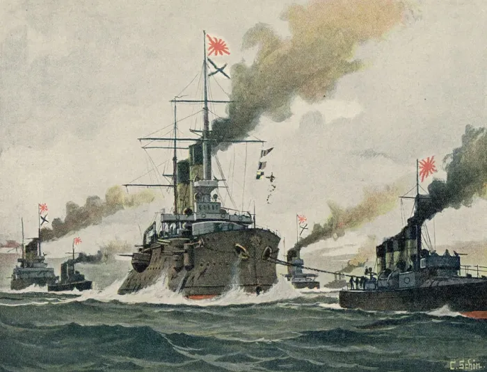 Gerahmter Druck : Tsushima (Schnellboot - 5') Gerahmter Druck : Tsushima (Schnellboot - 5')