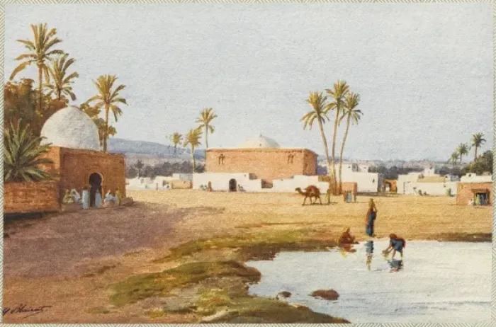 Gerahmter Druck : Tunesien / Nefta Gerahmter Druck : Tunesien / Nefta