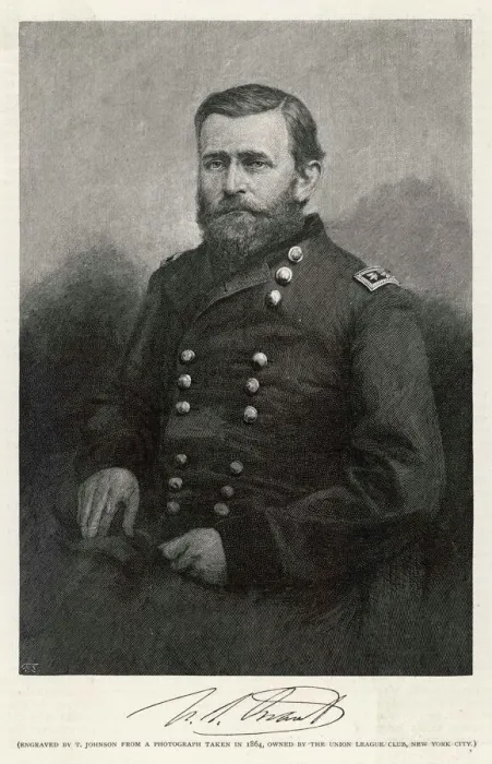 Gerahmter Druck : Ulysses Grant / Johnson Gerahmter Druck : Ulysses Grant / Johnson