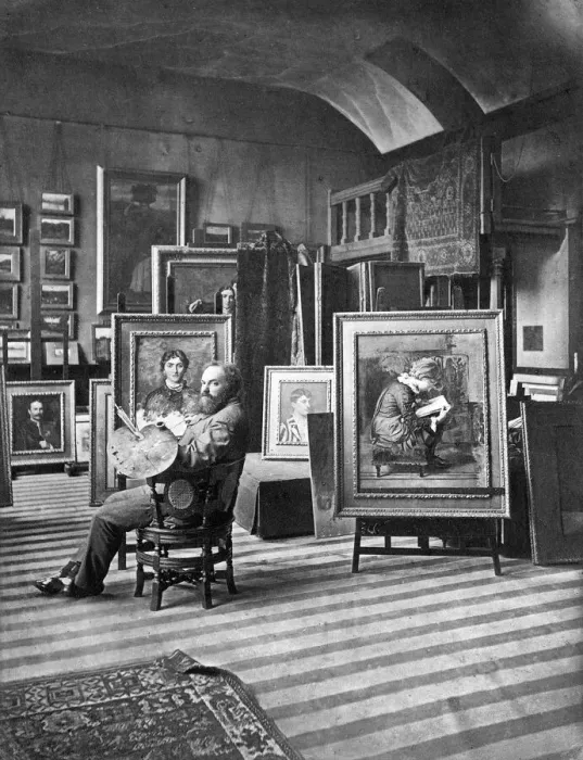 Gerahmter Druck : Val Prinsep Studios Gerahmter Druck : Val Prinsep Studios