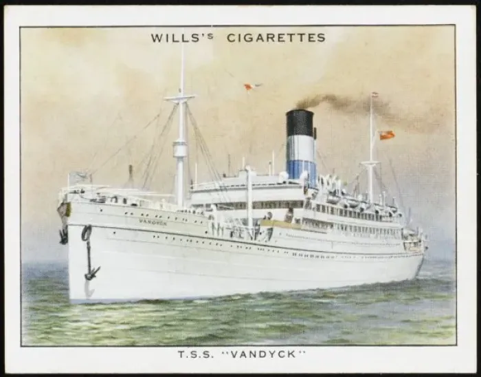 Gerahmter Druck : Vandyck Dampfschiff Gerahmter Druck : Vandyck Dampfschiff