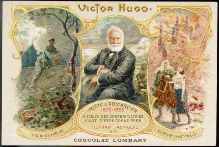 Gerahmter Druck : Viktor Hugo
