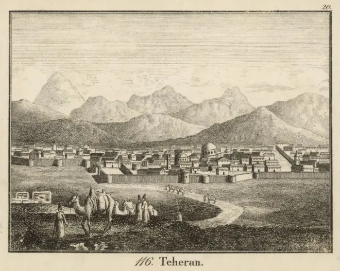 Gerahmter Druck : Blick auf Teheran Gerahmter Druck : Blick auf Teheran