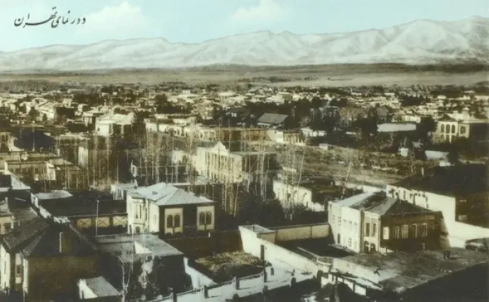 Gerahmter Druck : Blick auf Teheran, Iran. Gerahmter Druck : Blick auf Teheran, Iran.
