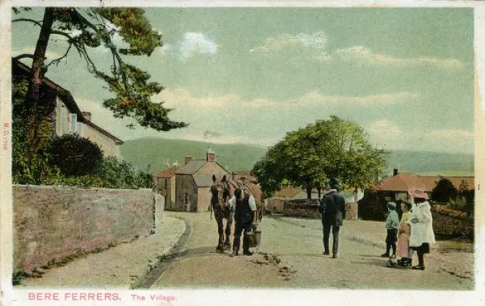 Gerahmter Druck : Der Dorf, Bere Ferrers, Devon Gerahmter Druck : Der Dorf, Bere Ferrers, Devon
