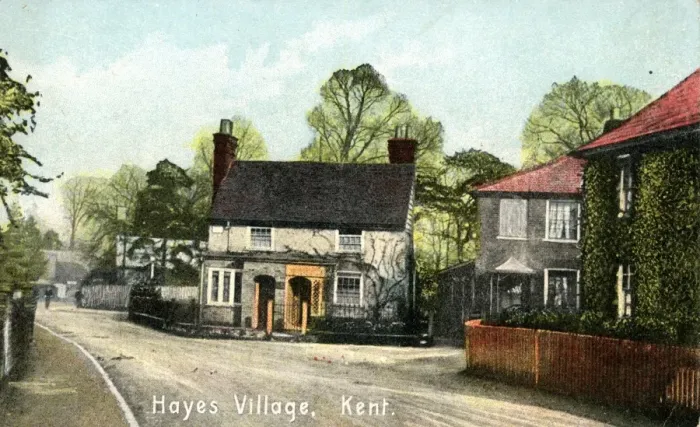 Gerahmter Druck : Die Dorfstraße 8 - Hayes, Kent Gerahmter Druck : Die Dorfstraße 8 - Hayes, Kent