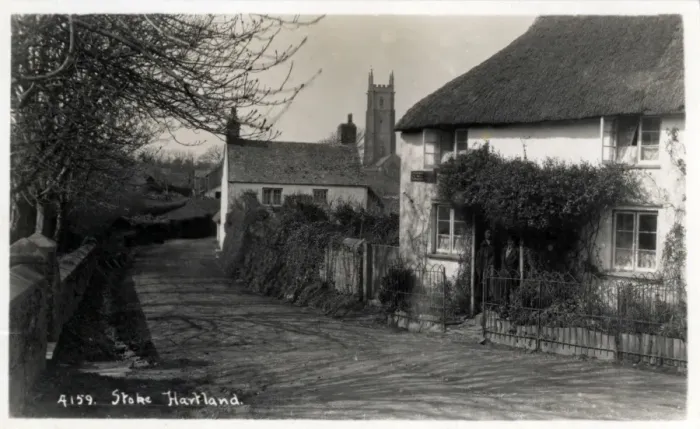Gerahmter Druck : Der Dorf, Stoke, Devon Gerahmter Druck : Der Dorf, Stoke, Devon