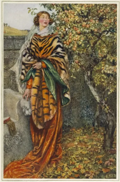 Gerahmter Druck : VIVIEN. Vivien, auch bekannt als Nimue, wurde von König Artus beleidigt Gerahmter Druck : VIVIEN. Vivien, auch bekannt als Nimue, wurde von König Artus beleidigt