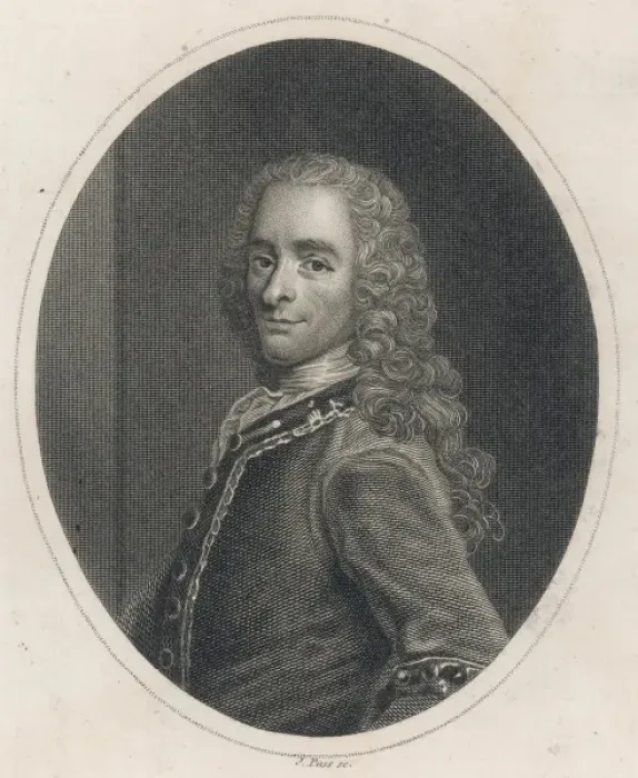 Gerahmter Druck : Franz von Voltaire Gerahmter Druck : Franz von Voltaire