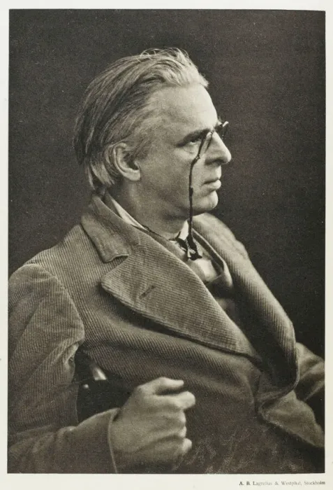 Gerahmter Druck : W.B.Yeats / Nobelpreisträger Gerahmter Druck : W.B.Yeats / Nobelpreisträger