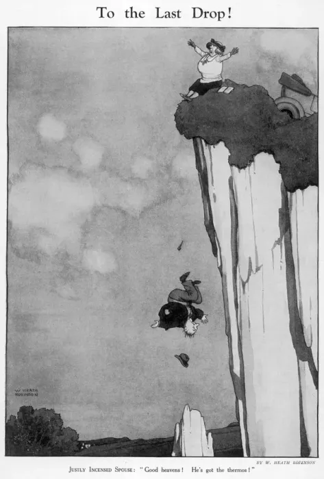 Gerahmter Druck : W. Heath Robinson Gerahmter Druck : W. Heath Robinson