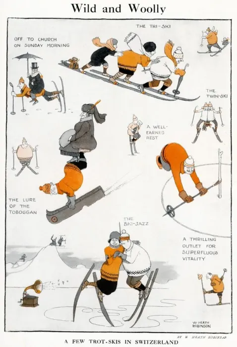 Gerahmter Druck : W. Heath Robinson