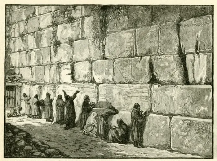 Gerahmter Druck : Die Weintürbe, Jerusalem Gerahmter Druck : Die Weintürbe, Jerusalem
