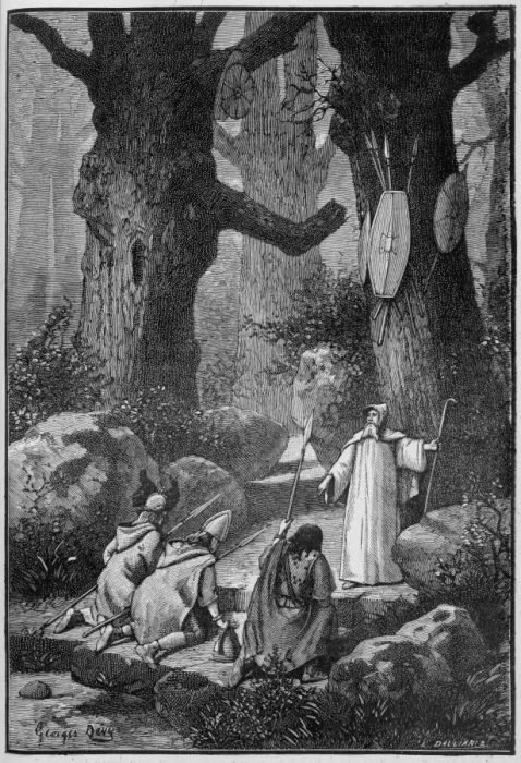 Gerahmter Druck : Krieger und Drache Gerahmter Druck : Krieger und Drache