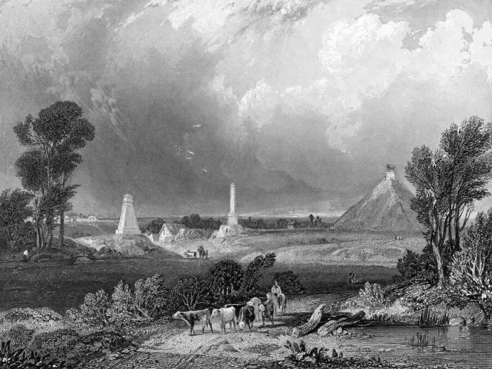 Gerahmter Druck : Battel von Waterloo Gerahmter Druck : Battel von Waterloo