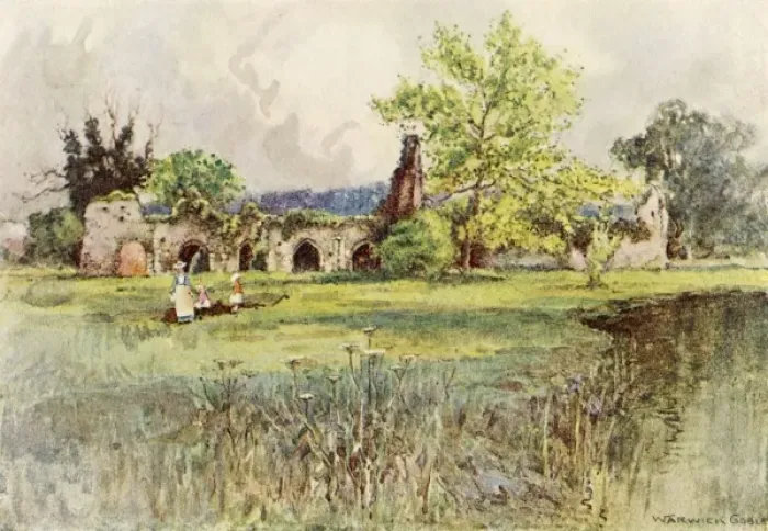 Gerahmter Druck : Waverley Abbey / 1908 Gerahmter Druck : Waverley Abbey / 1908