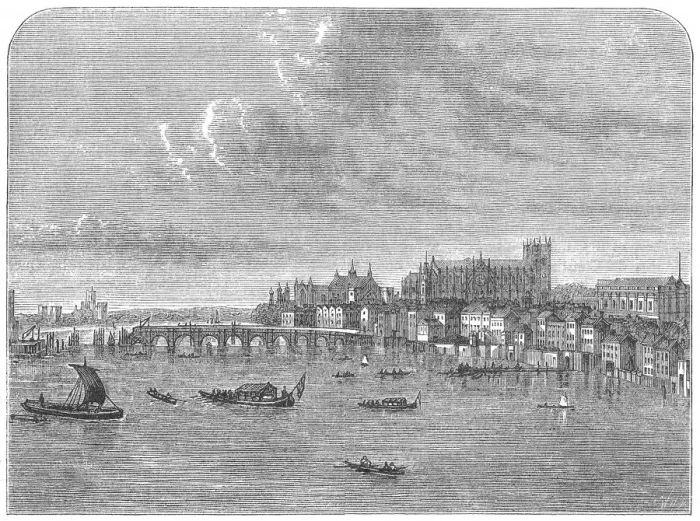 Gerahmter Druck : König-Georgs-Bridge