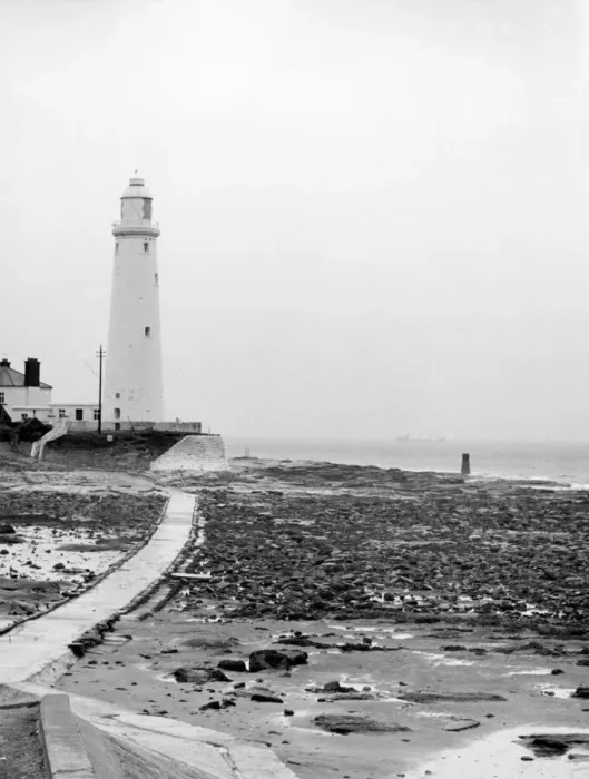 Gerahmter Druck : Leuchtturm von Whitley Bay Gerahmter Druck : Leuchtturm von Whitley Bay
