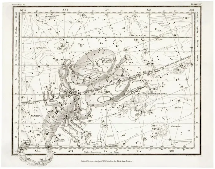 Gerahmter Druck : Scorpius im Sternbild Libra Gerahmter Druck : Scorpius im Sternbild Libra