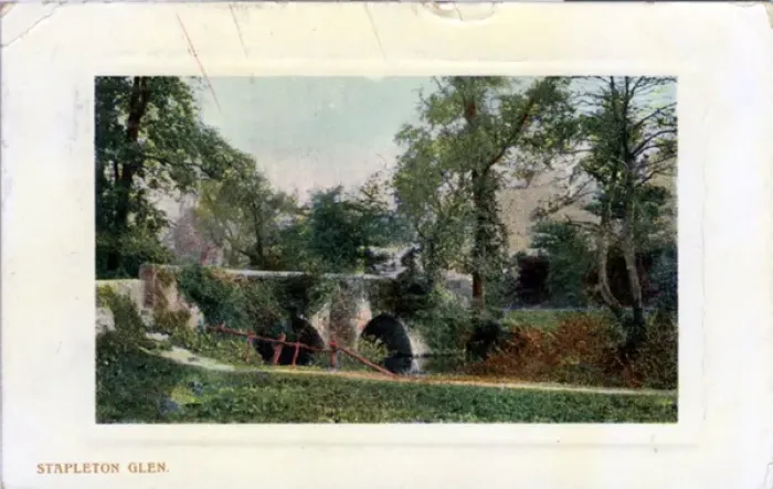 Gerahmter Druck : Wickhambrücke, Stapelton Tal, Grafschaft von Bristol