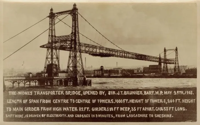 Gerahmter Druck : Widnes transporter Brücke Gerahmter Druck : Widnes transporter Brücke