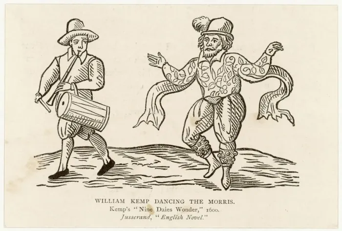 Gerahmter Druck : William Kemp, Tänzer Gerahmter Druck : William Kemp, Tänzer