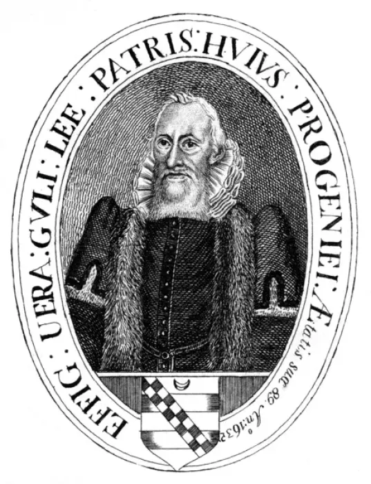 Gerahmter Druck : Wilhelm Lee von Abingdon Gerahmter Druck : Wilhelm Lee von Abingdon