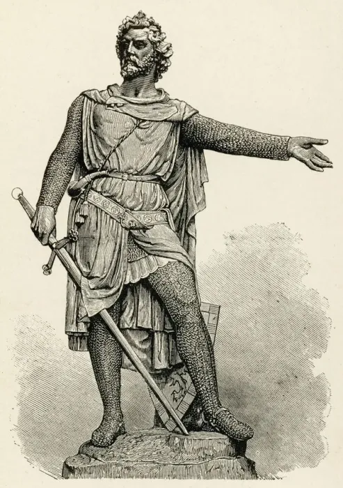 Gerahmter Druck : Statue von William Wallace in Aberdeen Gerahmter Druck : Statue von William Wallace in Aberdeen