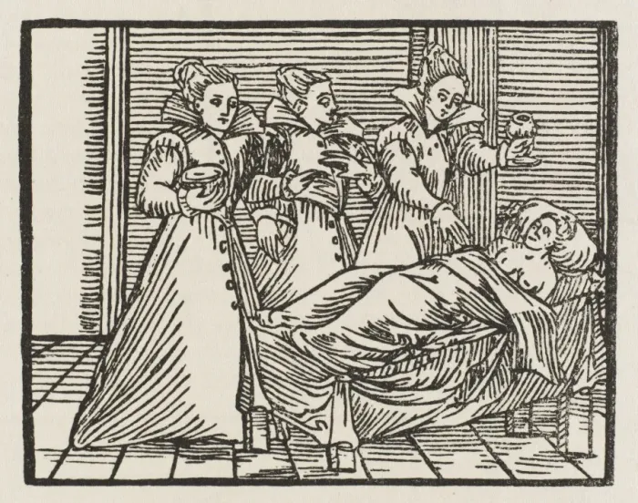 Gerahmter Druck : Hexen verzaubern