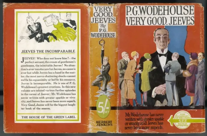 Gerahmter Druck : Wodehouse, Jeeves, Butler Gerahmter Druck : Wodehouse, Jeeves, Butler
