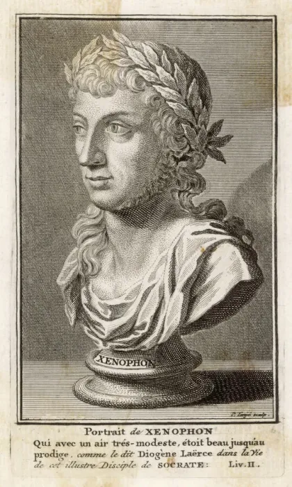 Gerahmter Druck : Xenophon / englisch Bust Gerahmter Druck : Xenophon / englisch Bust