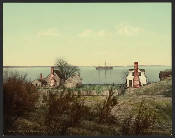 Gerahmter Druck : Harbor von Yorktown, VA Gerahmter Druck : Harbor von Yorktown, VA