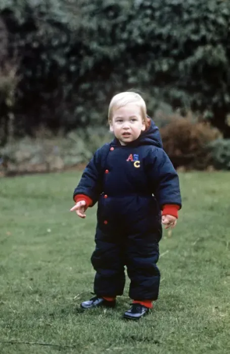 Gerahmter Druck : Ein junger Prinz Wilhelm Gerahmter Druck : Ein junger Prinz Wilhelm