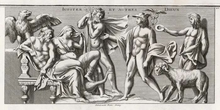 Gerahmter Druck : Zeus / Jupiter Gerahmter Druck : Zeus / Jupiter